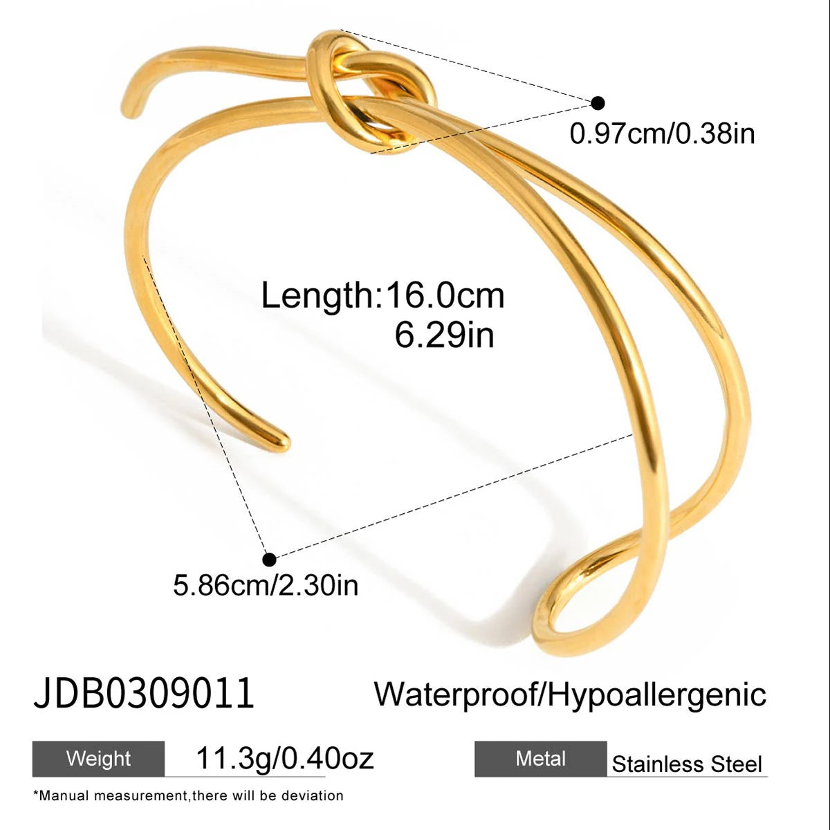Kika Double-layer Twisted knot Design Bracelet