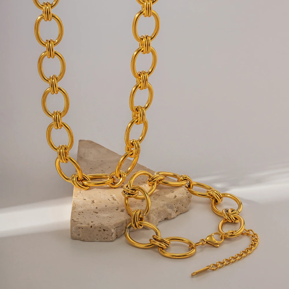 Thick Link Chain Handmade Choker