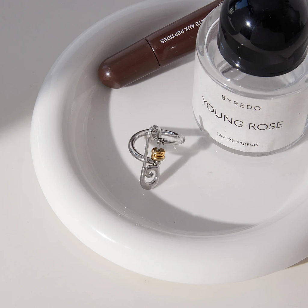 Kika Blocked Paperclip Ring