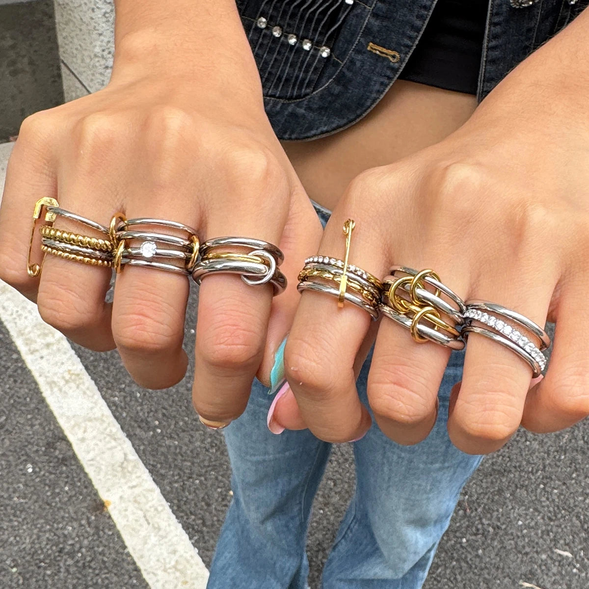 Kika Multilayer Zircon Ring