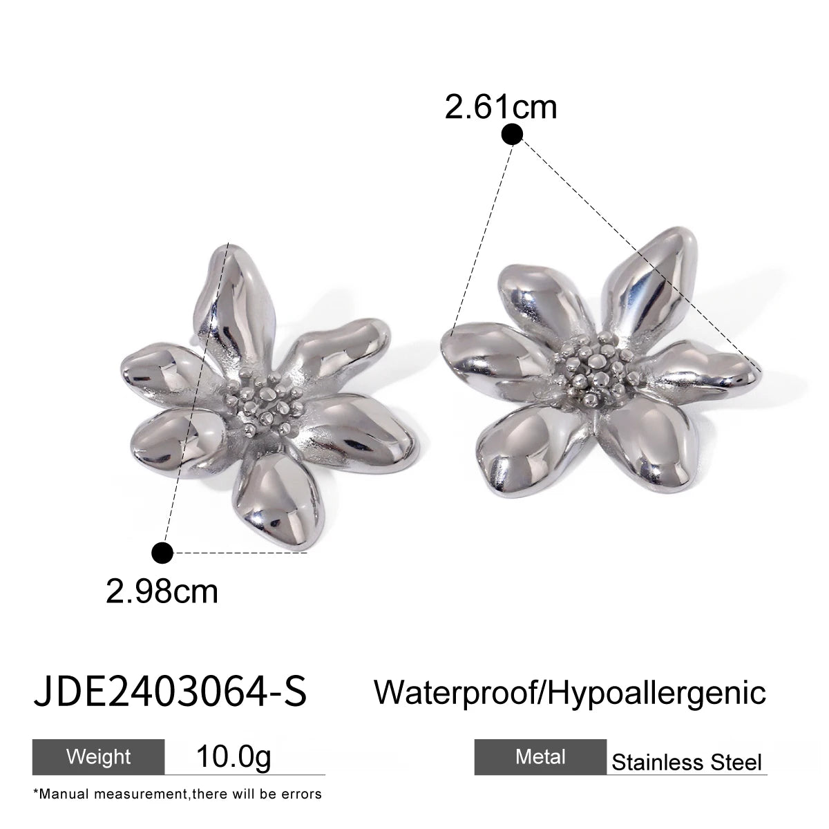 Striped Hollow Earrings Texture C