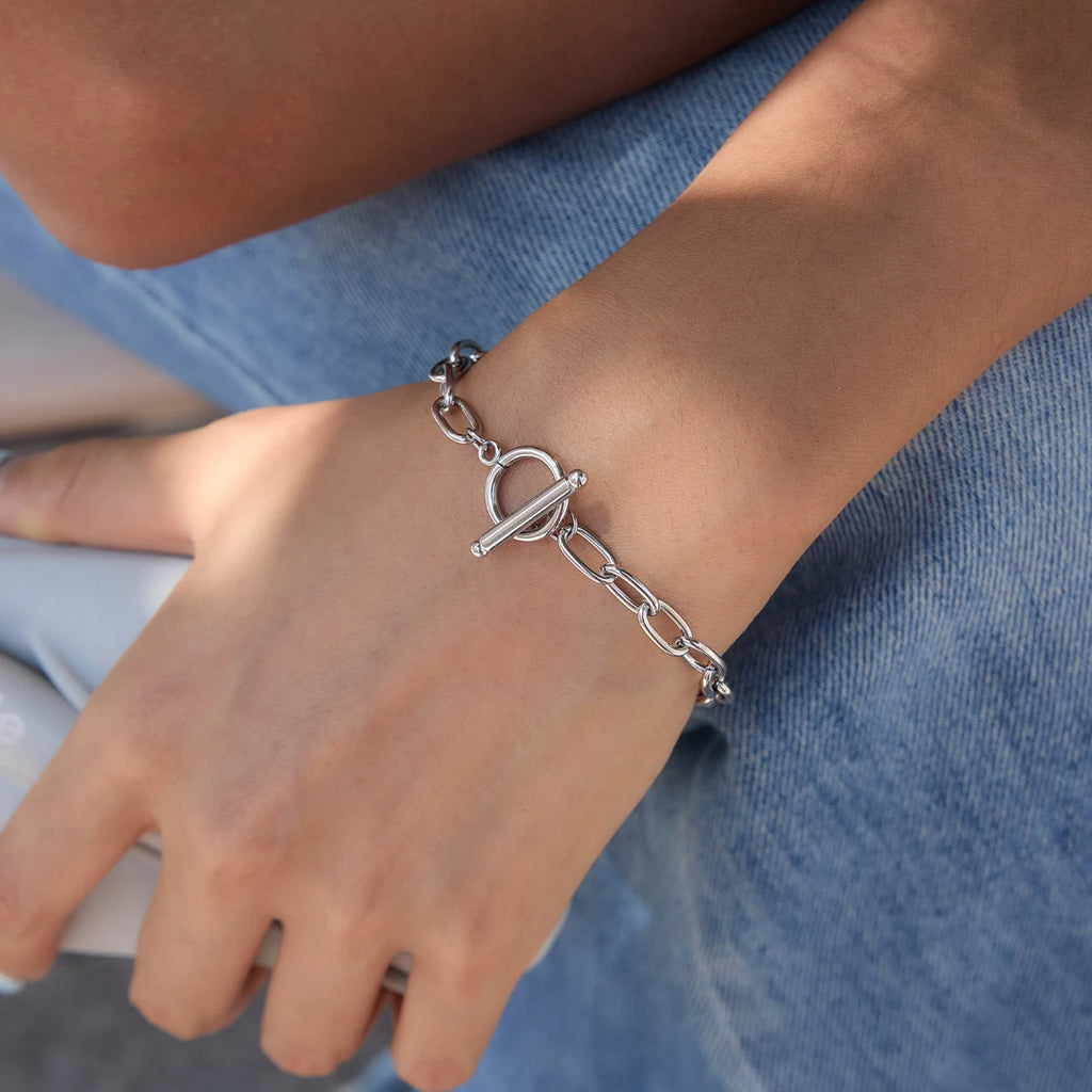 KIKA Classic OT Buckle Chain Bracelet Stainless Steel 316L