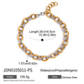KIKA Classic Chunky Thick Chain Necklace For Women Men Minimalist 18K Gold PVD Plated Stainless Steel Necklace Fashion Jewelry