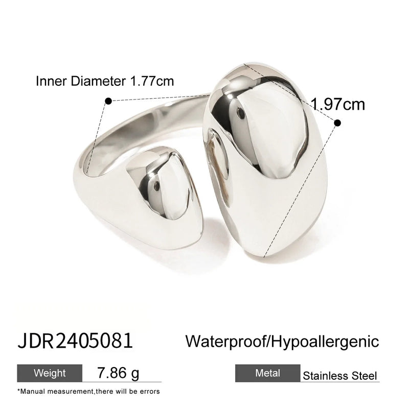 Plated Spring Geometry Titanium Steel Bracelet