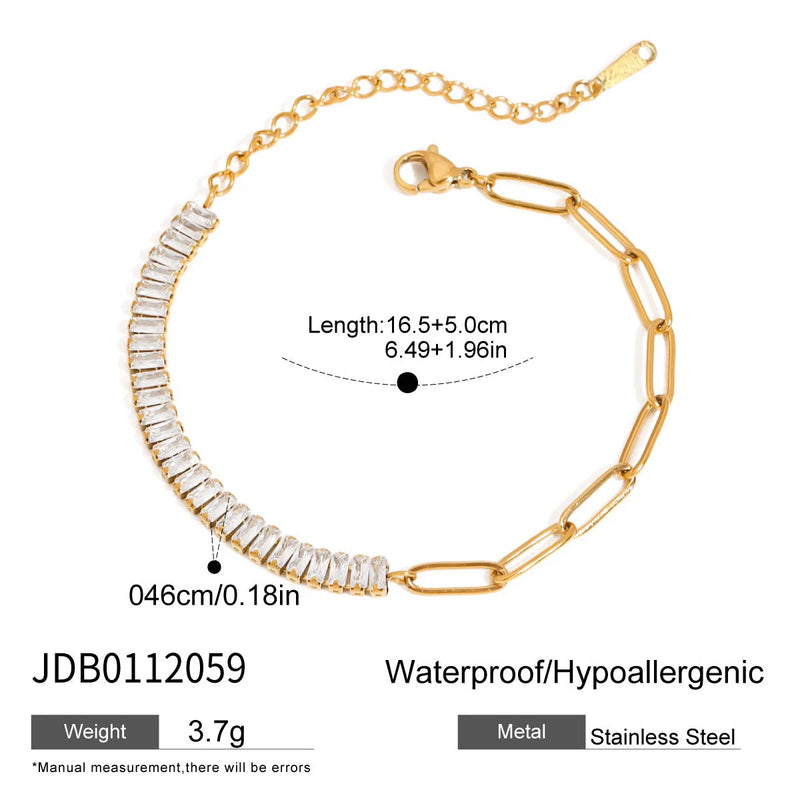 Cubic Zirconia Tennis Bracelet