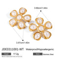 KIKA Fashion Pearl Flower Ring Stainless Steel 316L