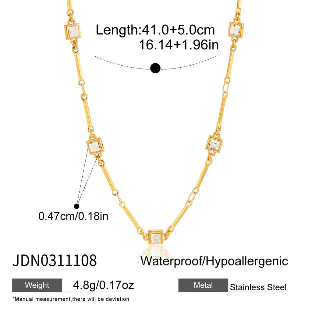 Kika Delicate Zircon Necklace