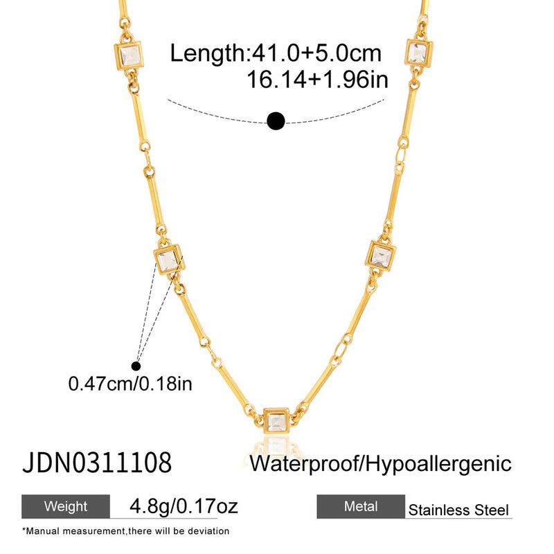 Kika Delicate Zircon Necklace