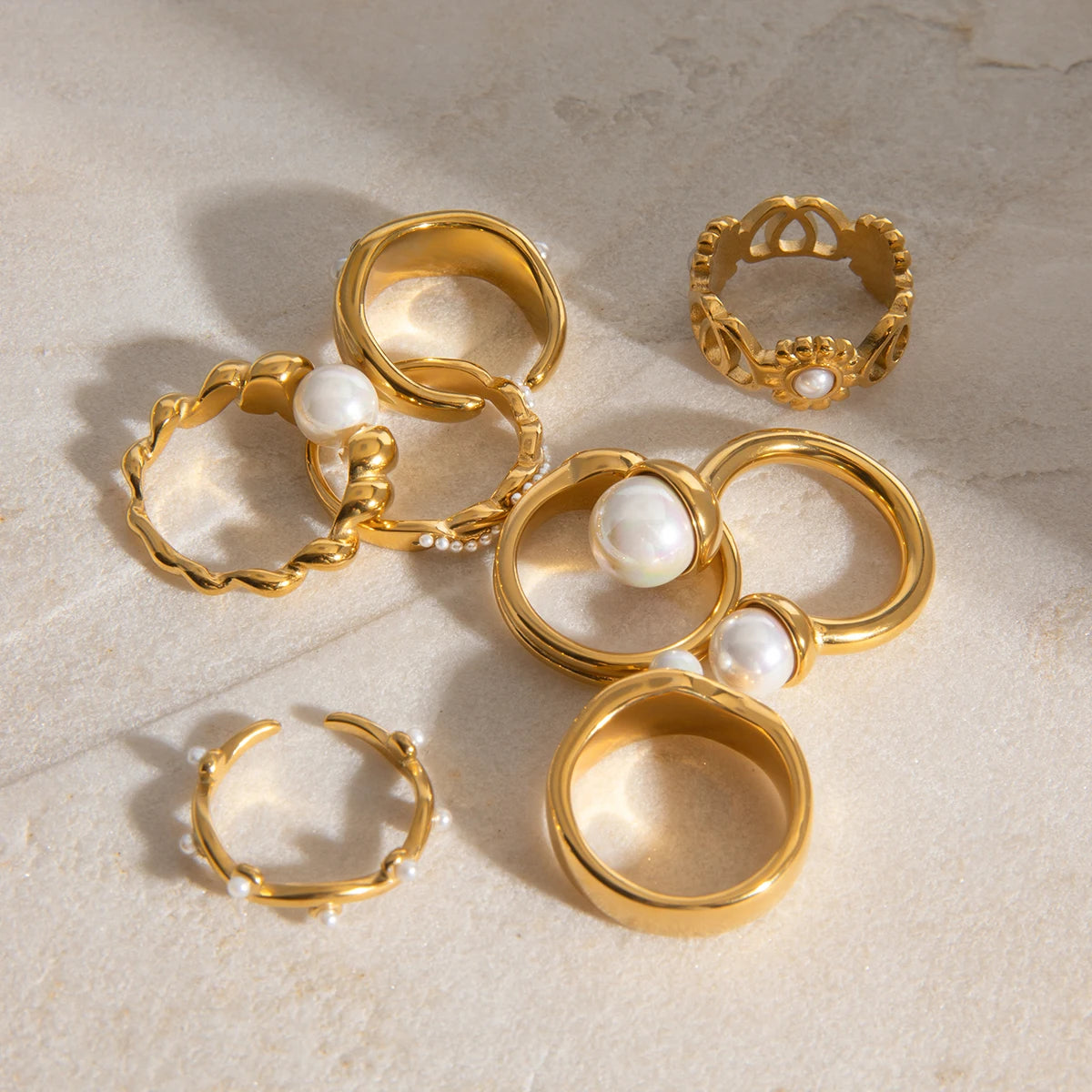 Kika Dainty Stacking Pearl Ring