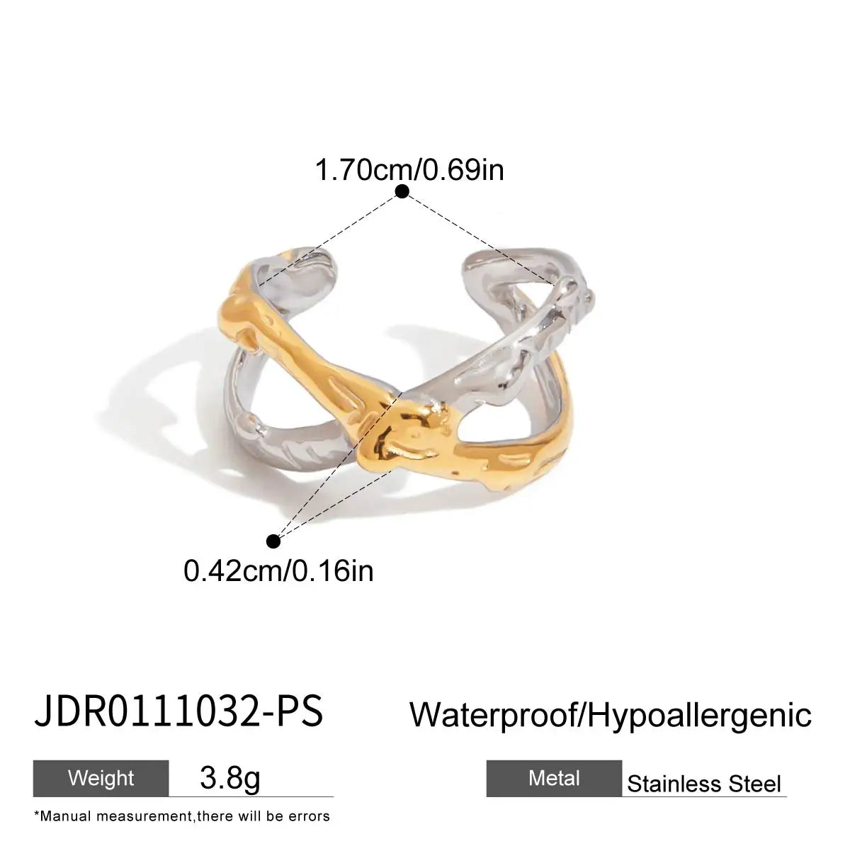 Kika Three-layer Hollowed-out Open Ring
