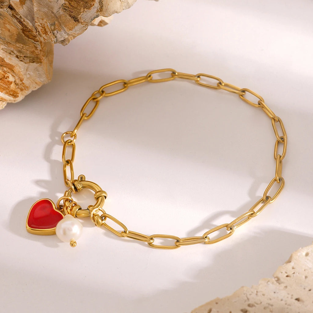 Love Pearl Bracelet Pendant