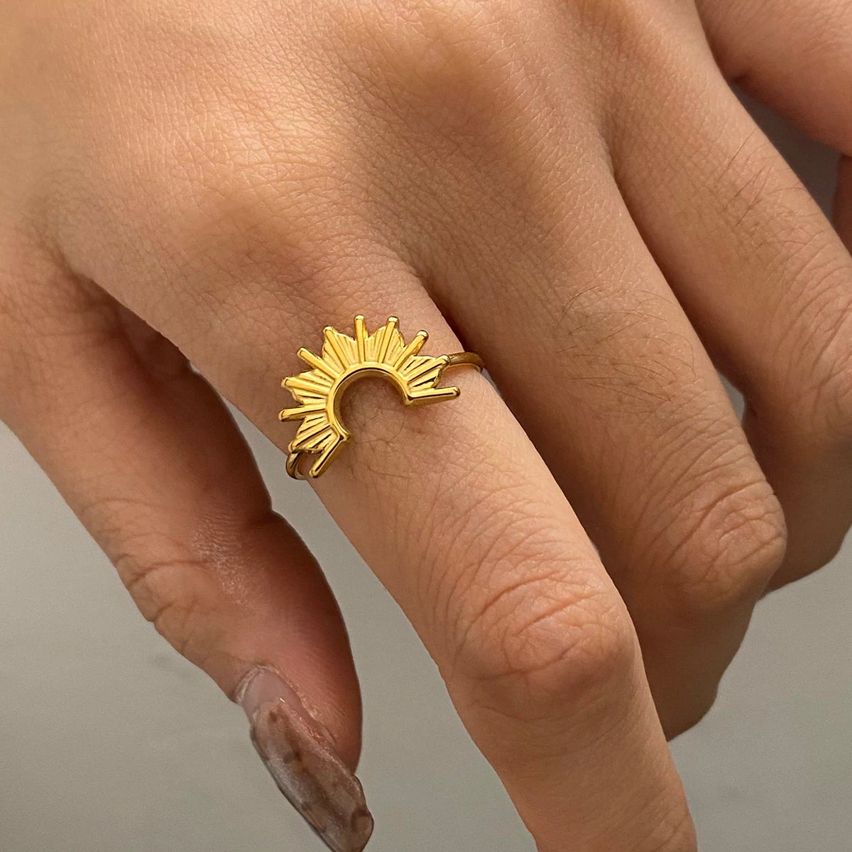 Kika Fashion 18K Gold Color Plated Stainless Steel