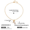 Kika Fashion Minimalist Freshwater Pearl Pendant Necklace