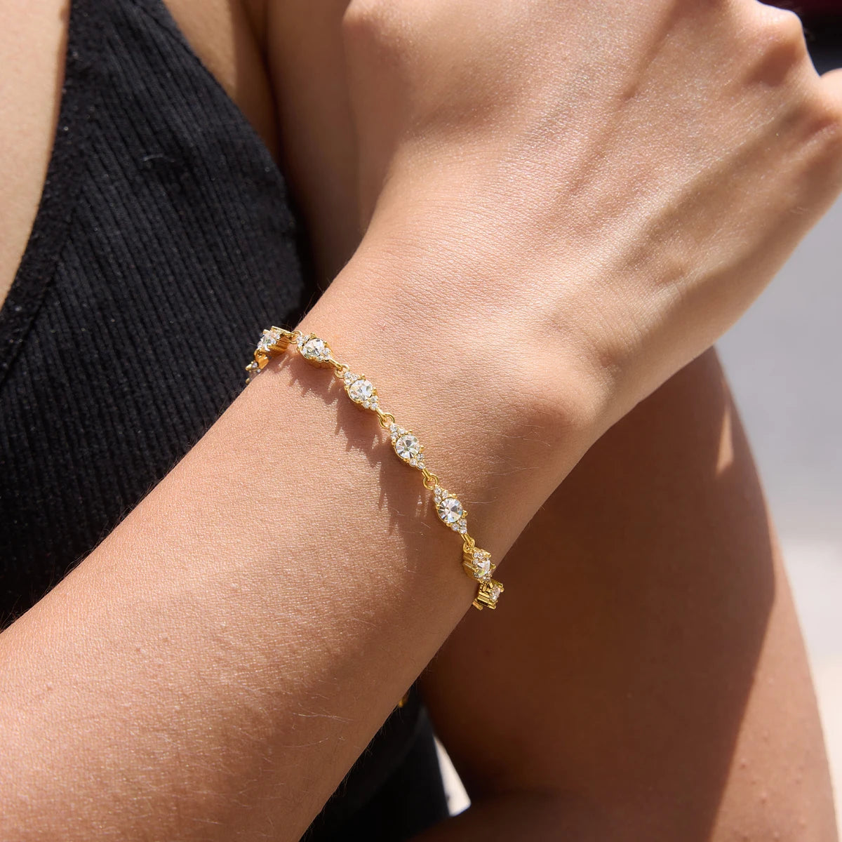 Kika Delicate Crystal Zircon Bracelet