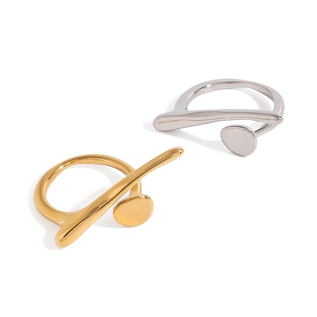 Fashion Geometric Irregular  Open Ring