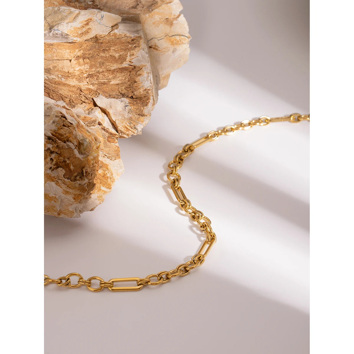 Necklace Bracelet for Women Statement Fashion Jewelry PVD Plated