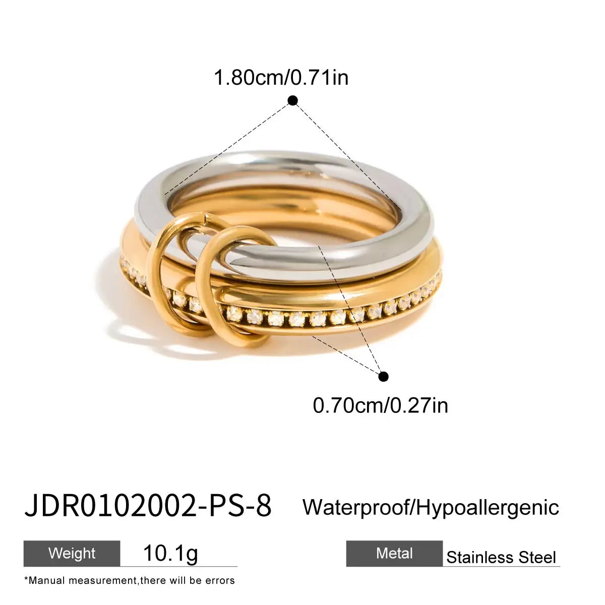 Kika Multilayer Zircon Ring