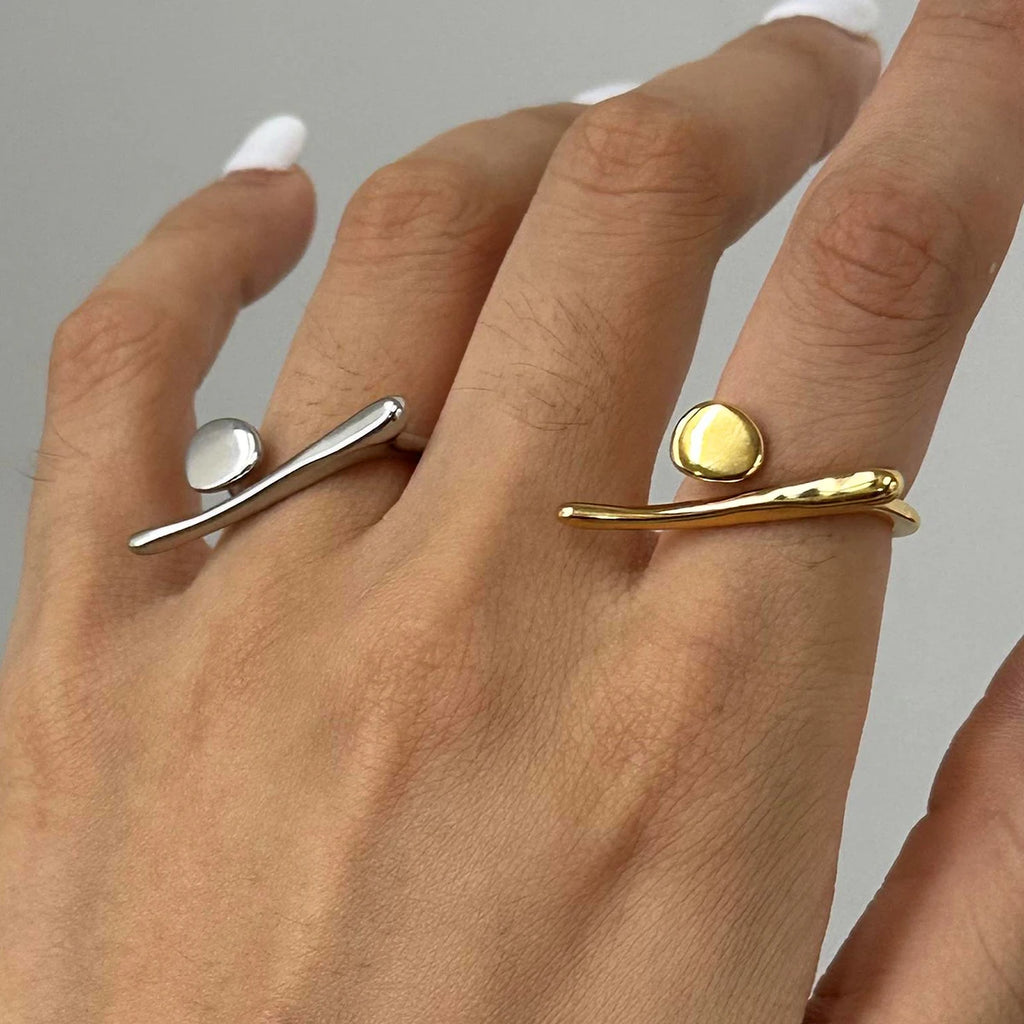 Fashion Geometric Irregular  Open Ring