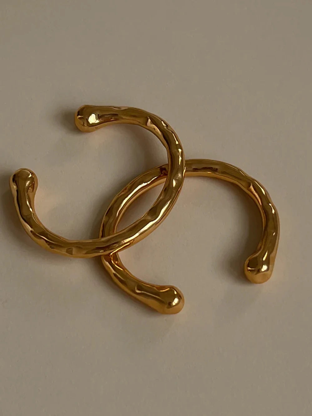 Kika Contemporary Statement Ring Asymmetry Sensuous Contours Bangle or Cuff Shape And Form Waterproof