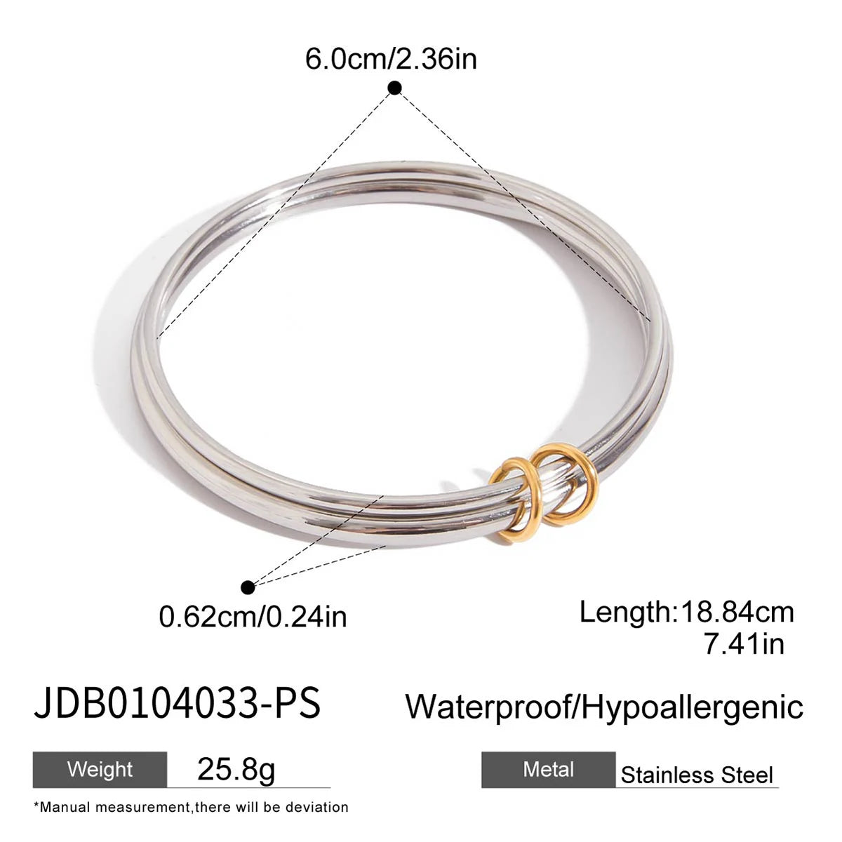 Stackable Smooth Bracelet