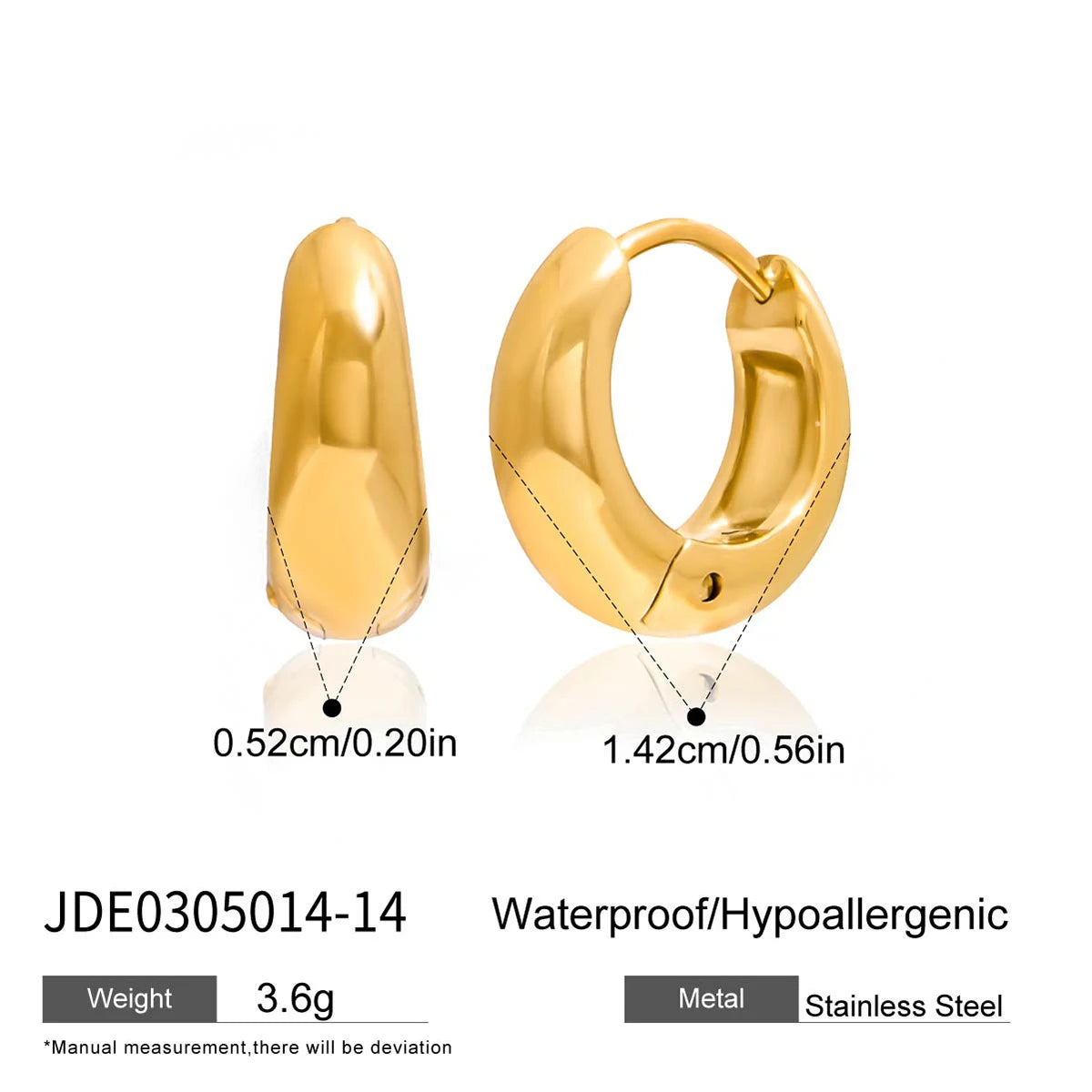 Kika Zircon-Filled Earring