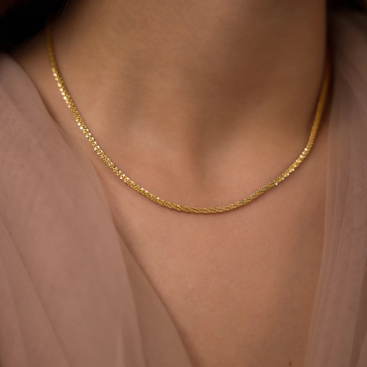 KIKA Minimalist Chain Necklace PVD Plated Stainless Steel 316L