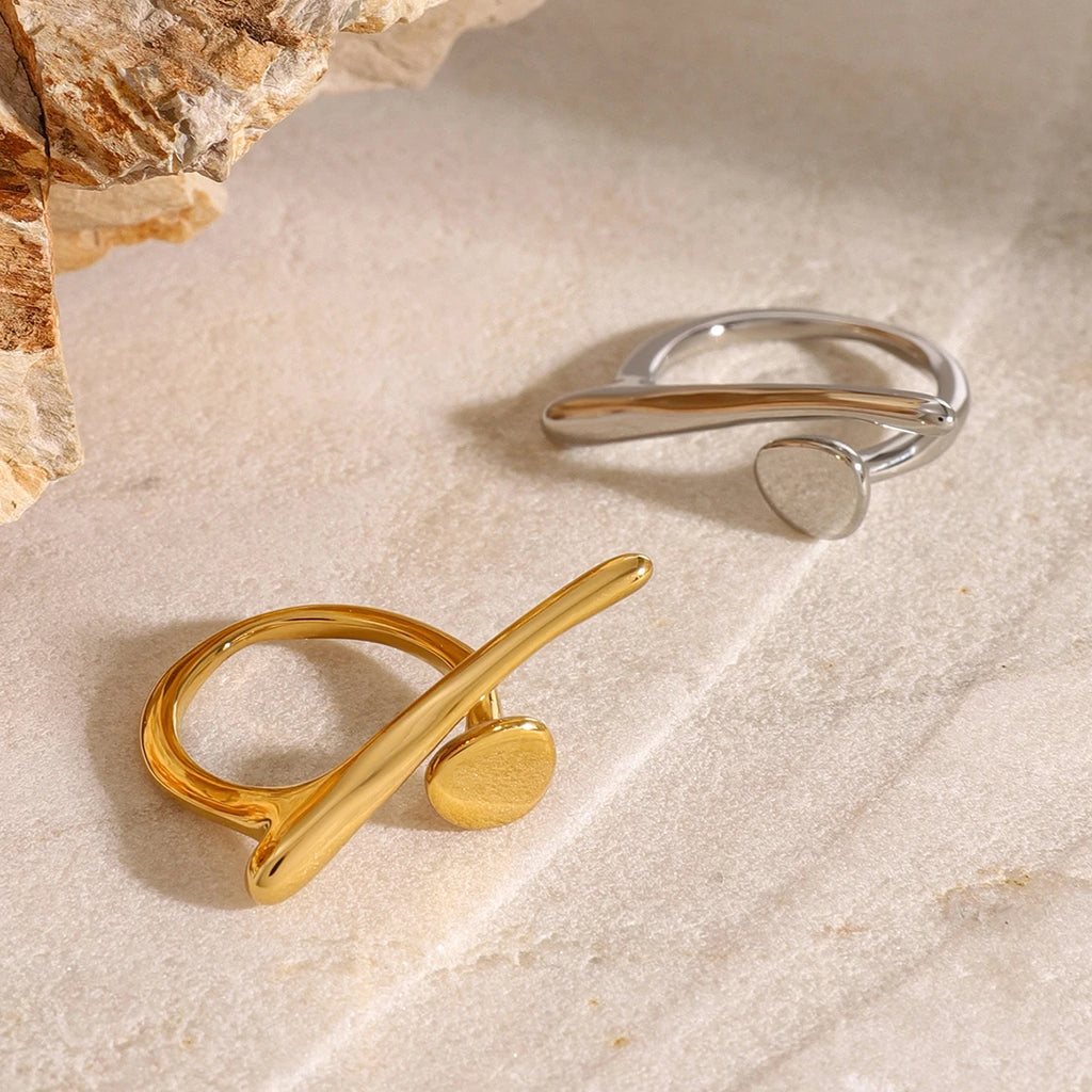 Fashion Geometric Irregular  Open Ring