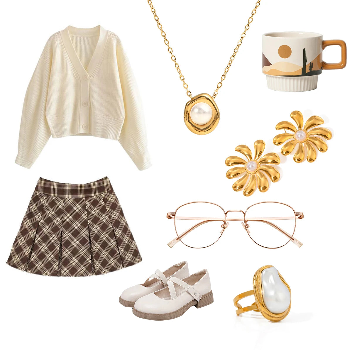 Kika Fashion Pearl  Autumn/Winter New Product Matching Clothing Accessories