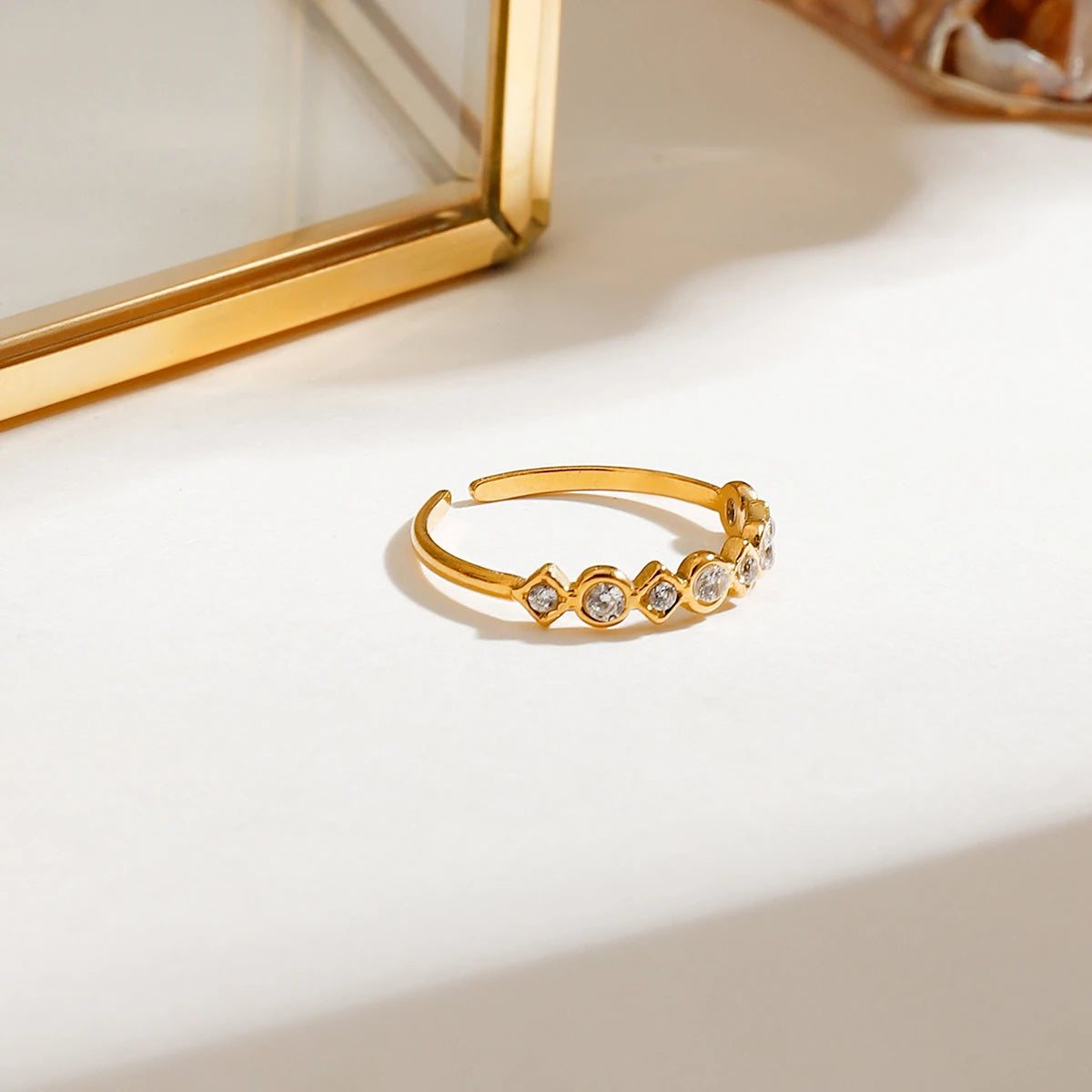 Kika Fashion 18K Gold Color Plated Stainless Steel
