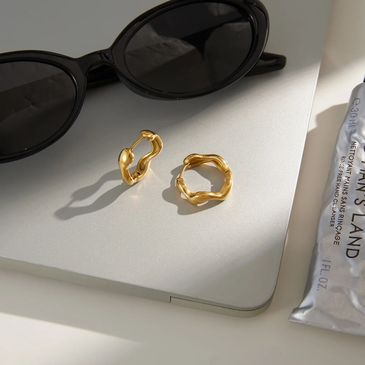 KIKA Classic PVD Plated  Hoop Earring  Stainless Steel 316L