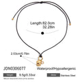 Kika Inlay Zircon Square Antique Coin Pendant Necklace