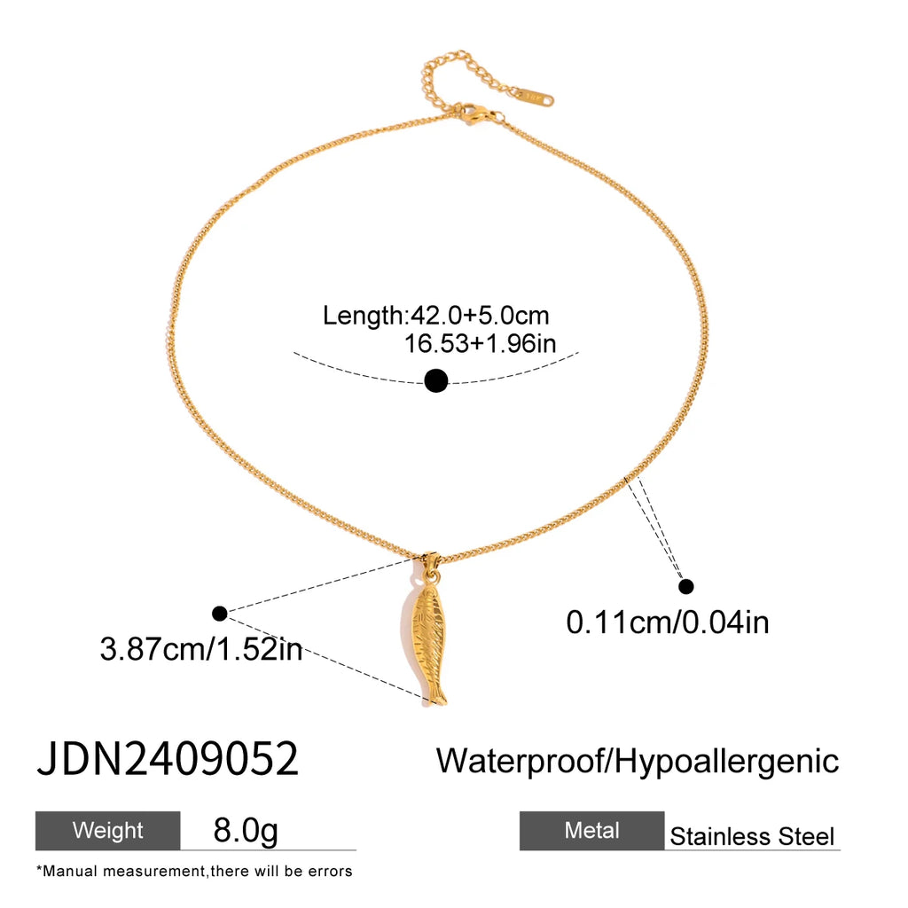 Kika Minimalism Articulated Fish Necklace