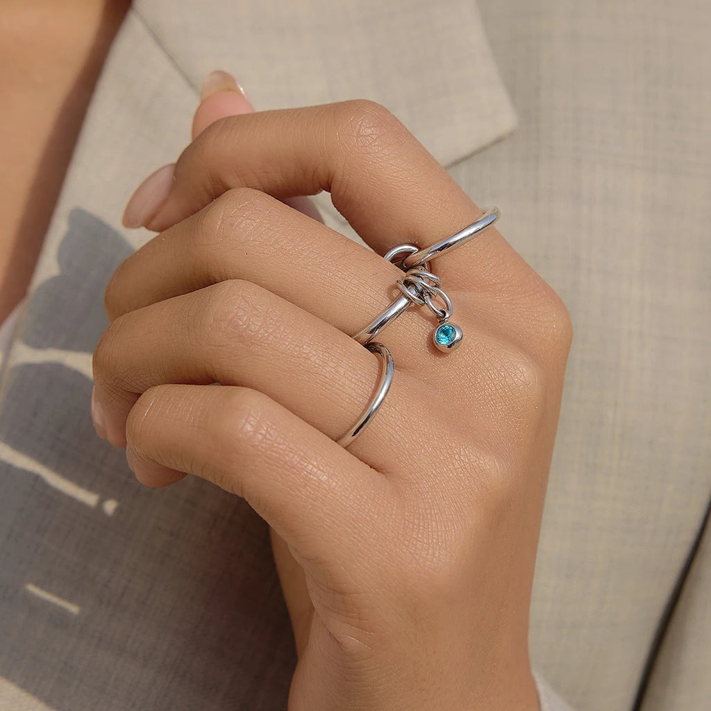Kika Delicate Divided Finger Rings