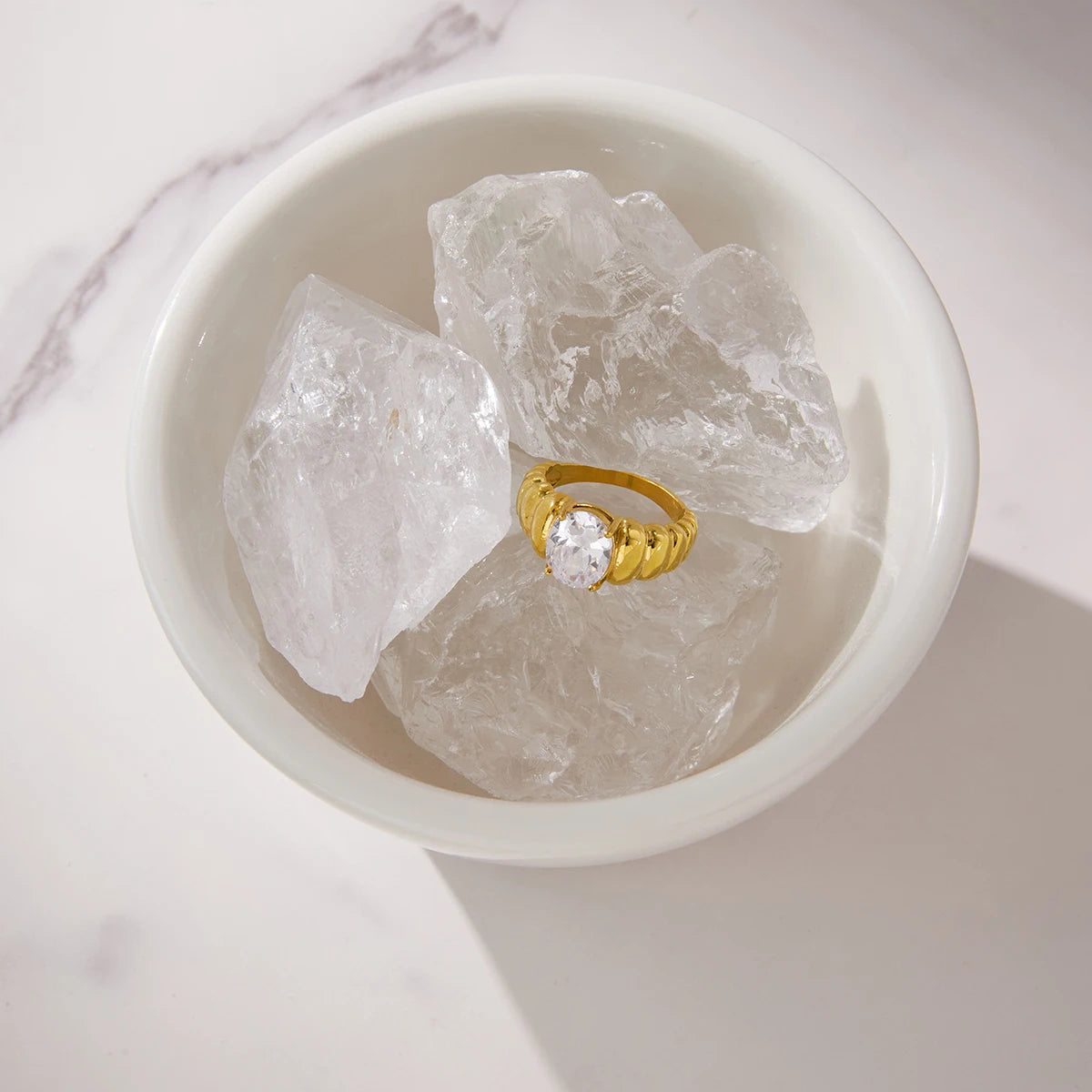 Kika CZ Personalized Zircon Ring