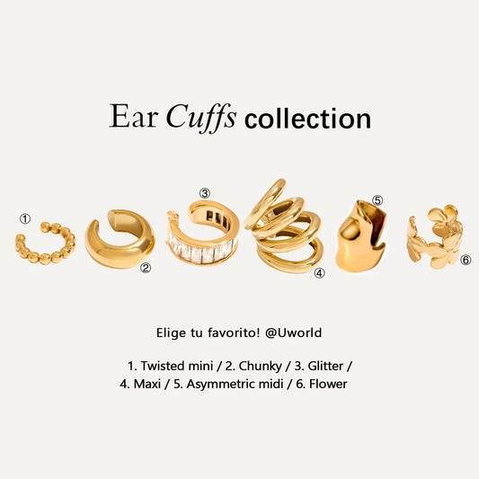 Stainless Steel  Tome Triple Ear Cuff