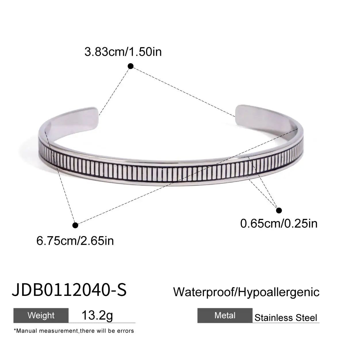 Retro Sawtooth Pattern Smearing Bracelet