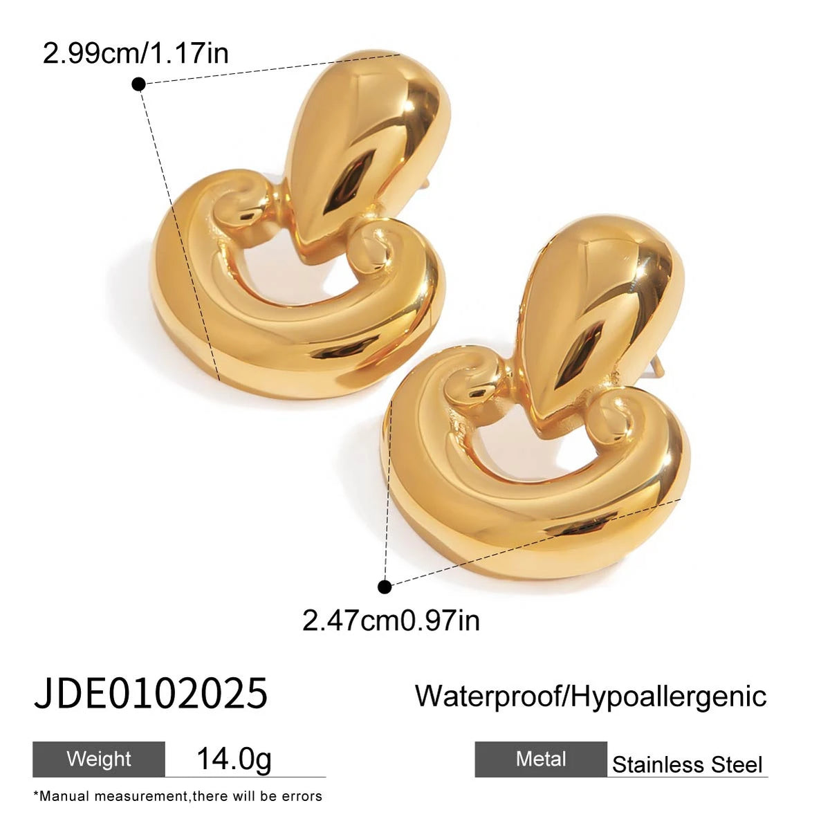 Knot Earrings Waterproof