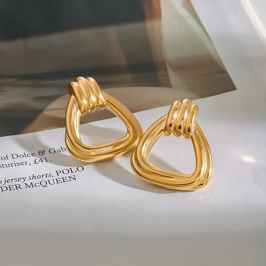 Wrapped Door Handle Earrings