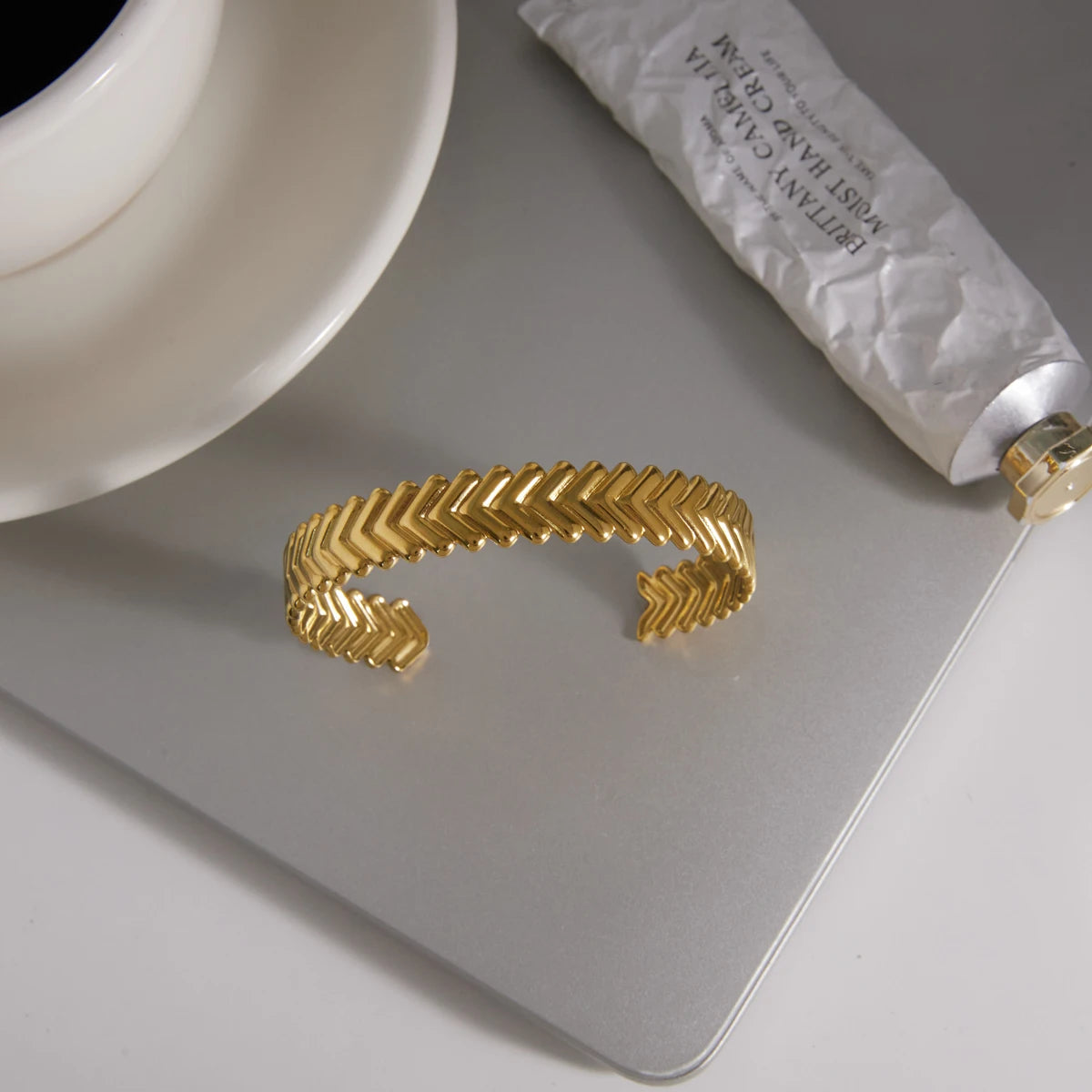 Kika Classic Geometric Cuff Bracelet