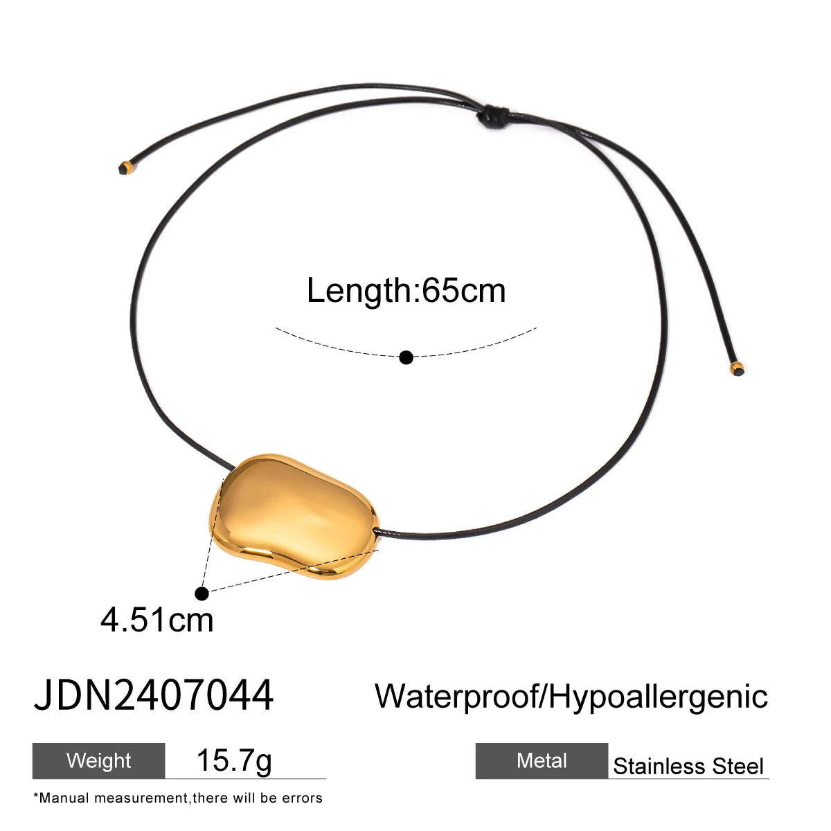Kika Statement Irregular 3-Layer Circular Pendant Necklace