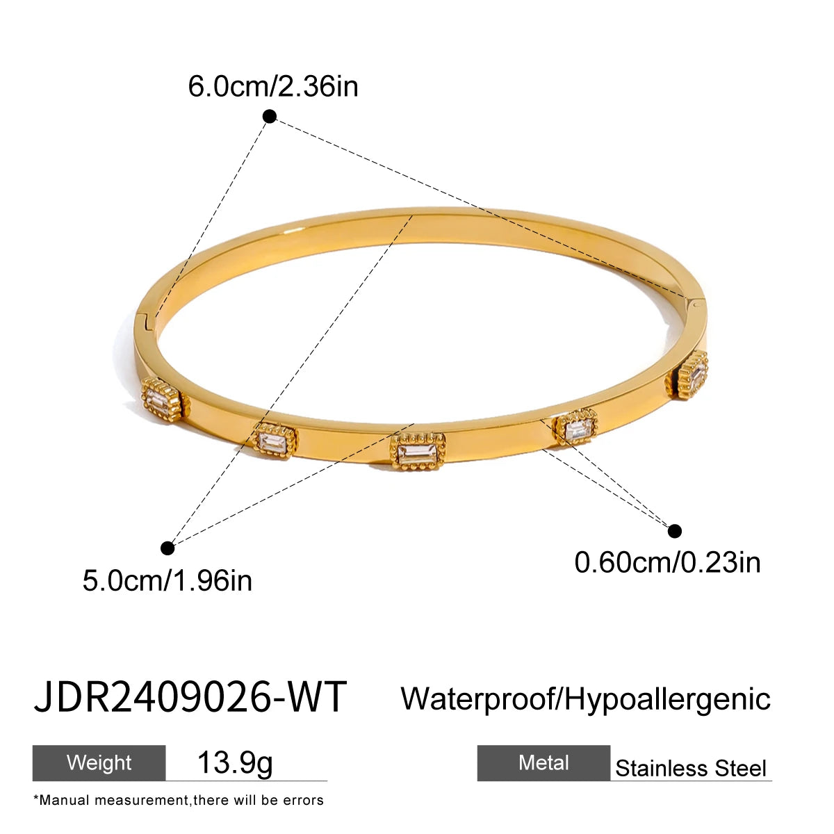 Star Buckle Stackable Bracelet