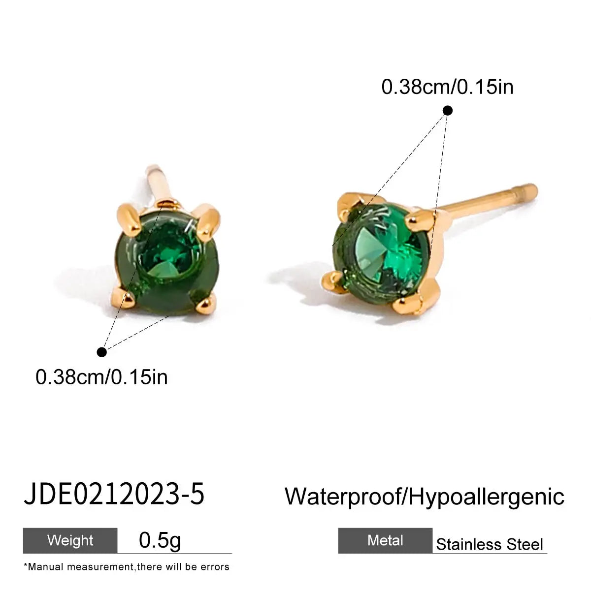 Smooth Cross Earrings