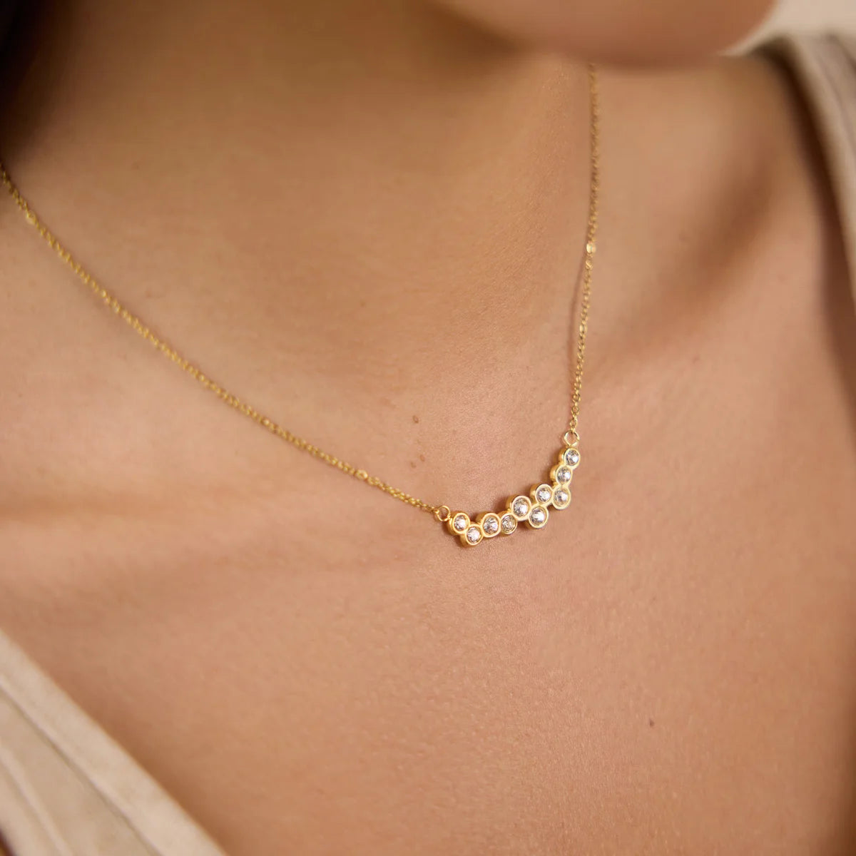 Kika Classic Smiley Face Necklace