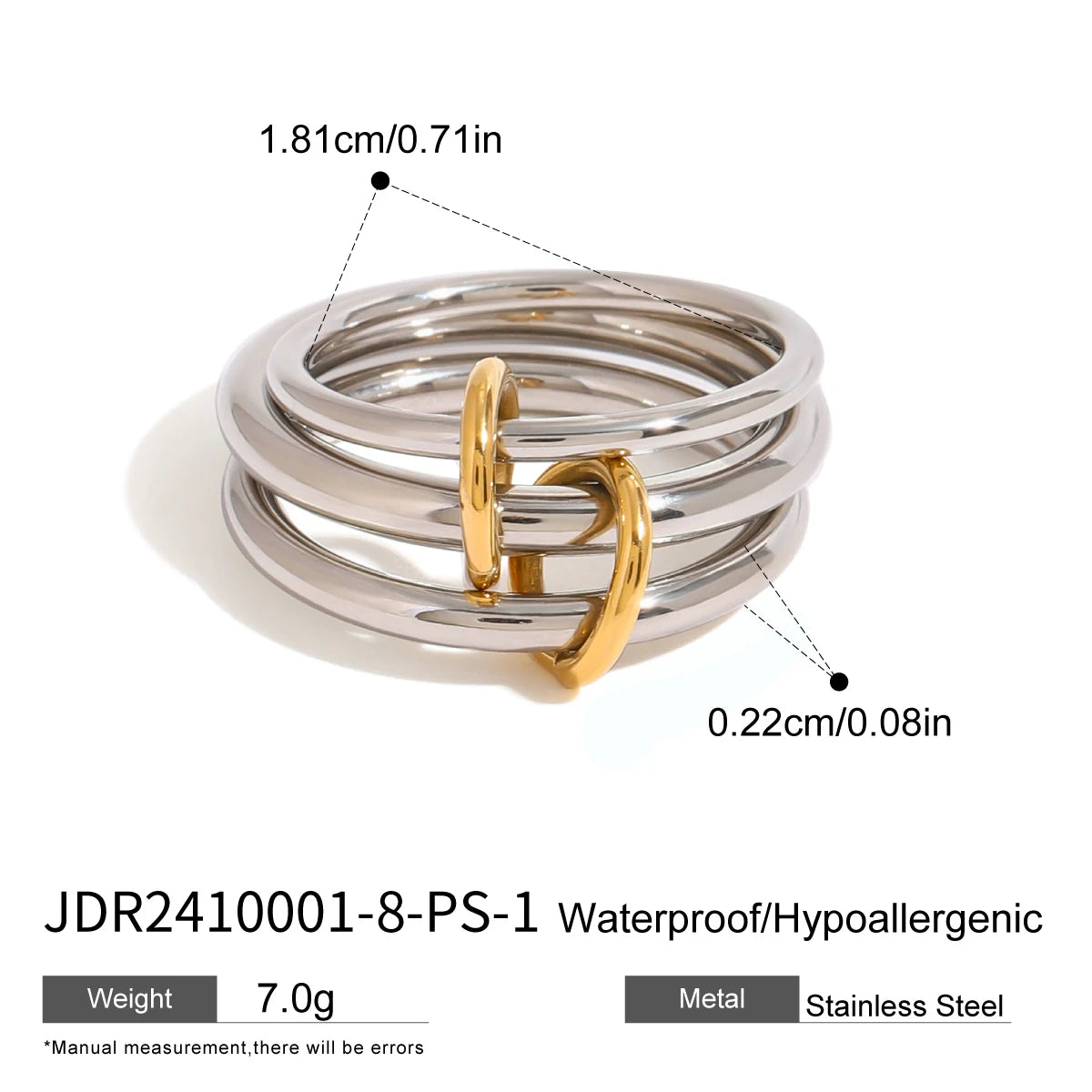 Kika Multilayer Zircon Ring