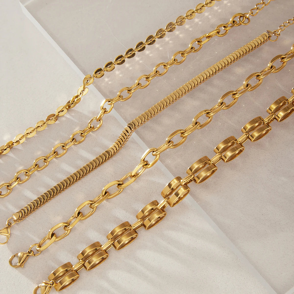 KIKA Classic Chain Bracelet  PVD Plated Stainless Steel 316L