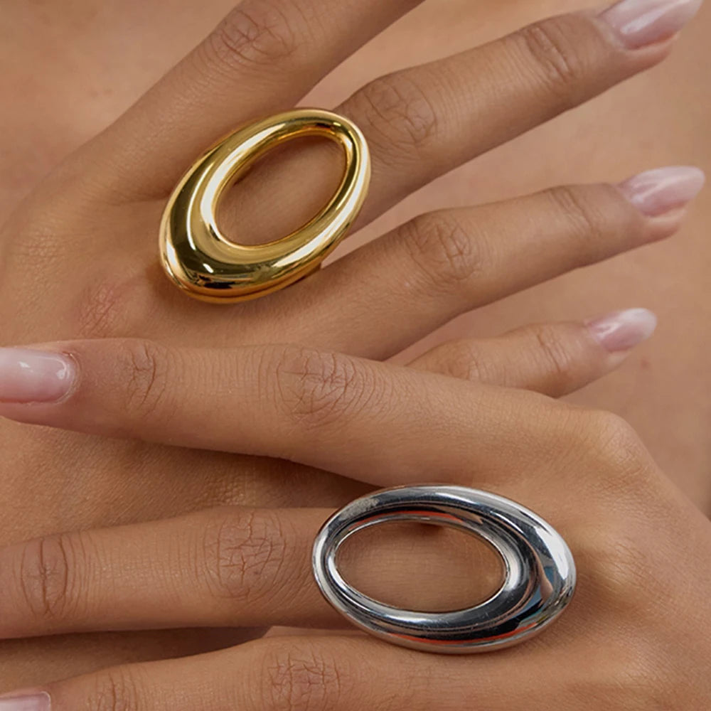 Smooth Hollow Elliptical Ring