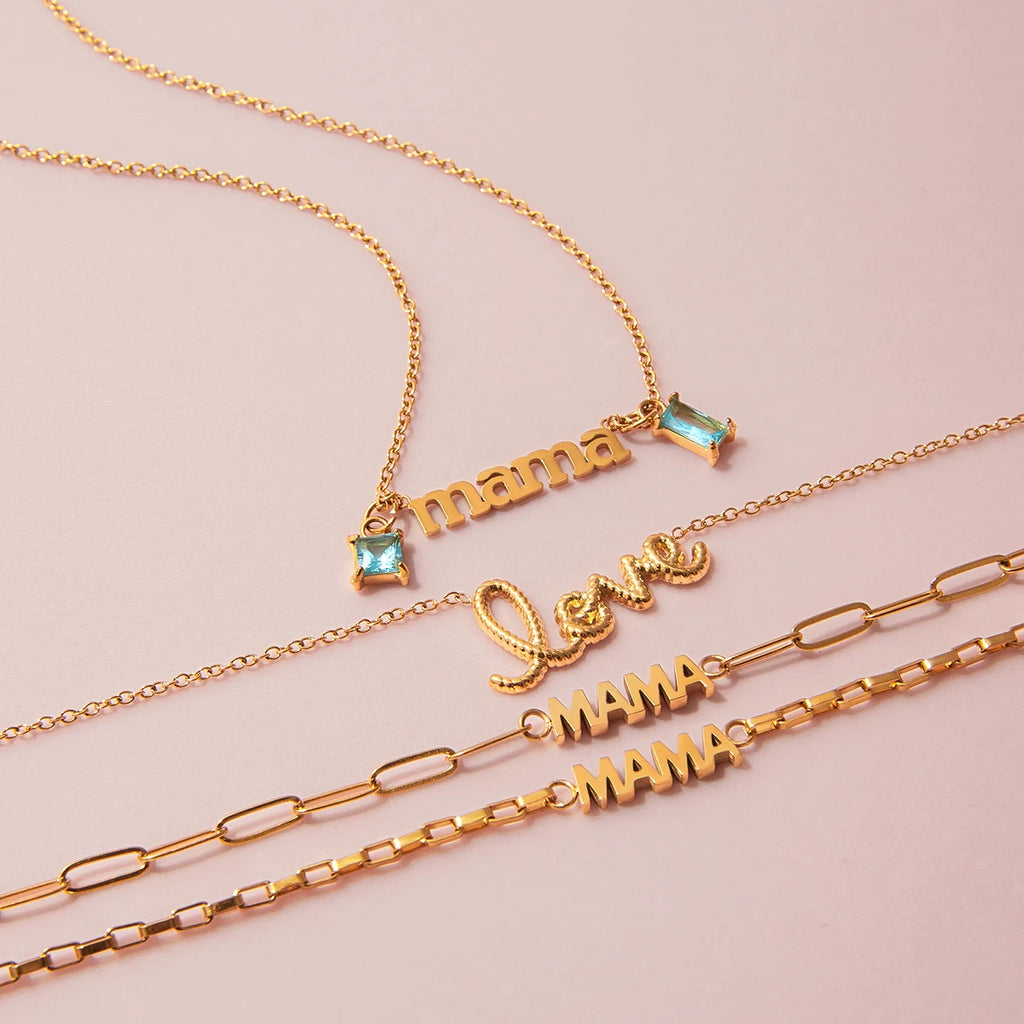 Kika Minimalist Letter Envelope Necklace