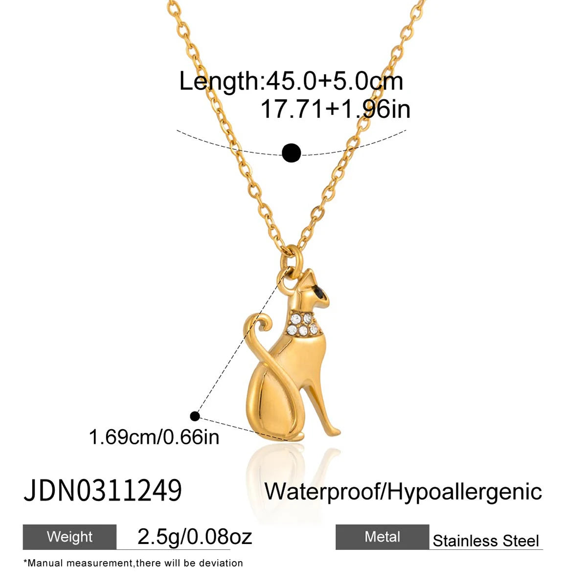 Cute Hug Dog Cat Pet Pendant Rhinestone Necklace