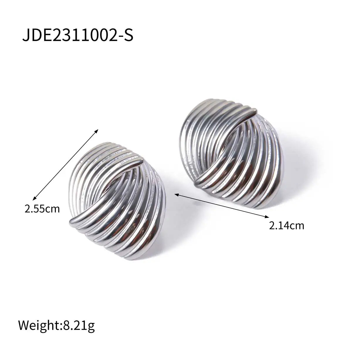 KIKA 316l Stainless Steel Vintage Earrings Waterproof Personalized Charm
