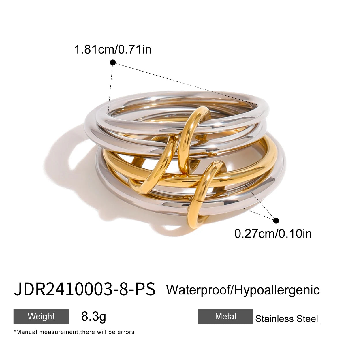 Linking rings interlocking